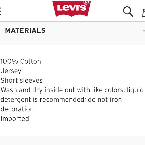 NWTS FINAL 🔥 Levi’s Premium Sportswear Logo Tee - Picture 6 of 6